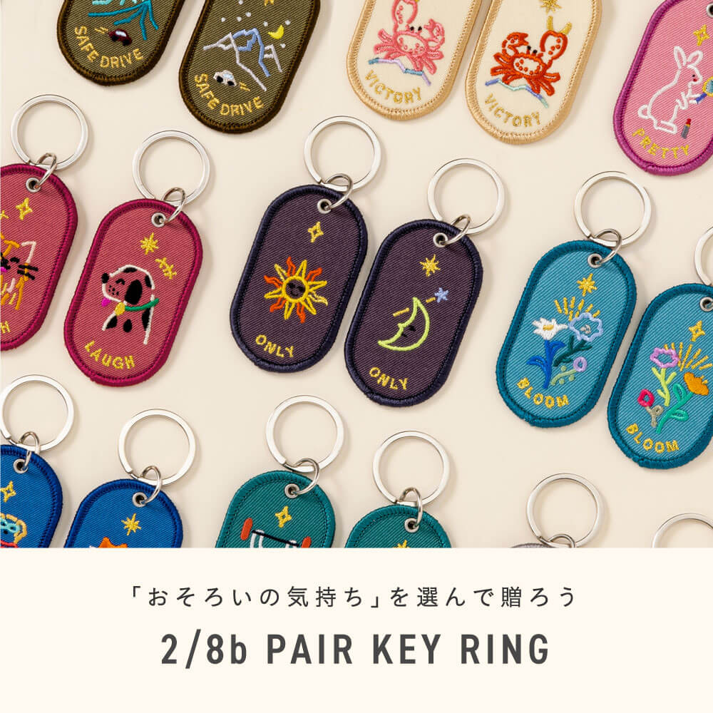 2/8b PAIR KEY RING