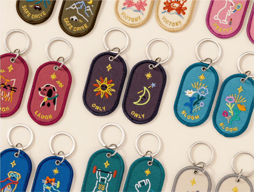2/8b PAIR KEY RING